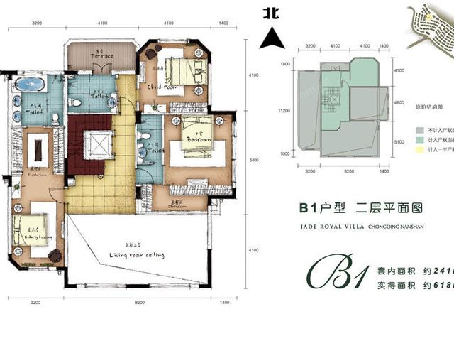 重庆恒大御景半岛独栋别墅改善住宅 约15000元/平